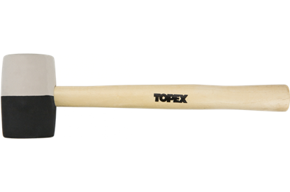 Изображение Topex Motek gumowy rczka drewniana 680g 338mm (02A355)