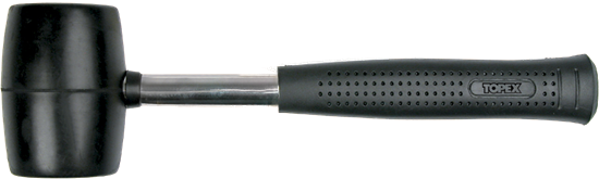 Изображение Topex Motek gumowy rczka stalowa 450g 325mm (02A305)
