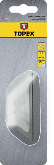 Изображение Topex Ostrza trapezowe wymienne 51mm 5zt. - 17B405
