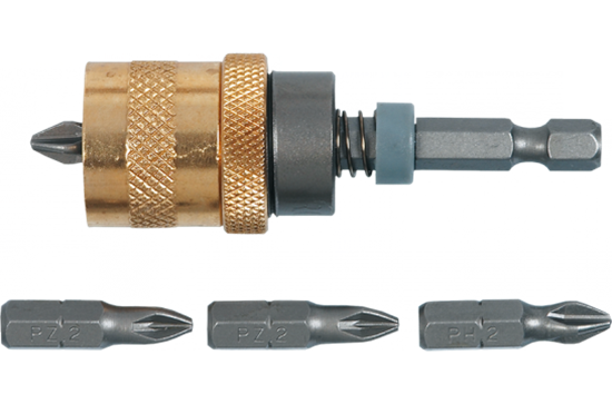 Picture of Topex Uchwyt do kocówek z ogranicznikiem 1/4 5szt. 39D340