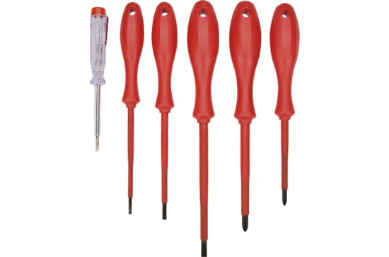 Picture of Topex Wkrtaki elektryczne + próbnik 1000V KK-23 5szt. (39D155)