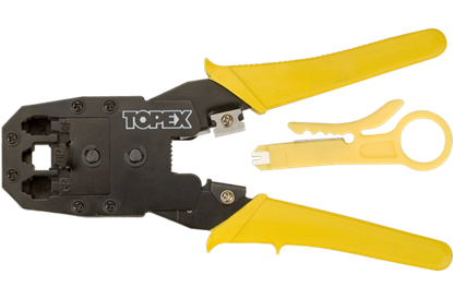 Picture of Topex Zaciskarka kocówek telefonicznych i komputerowych 4p.6p.8p (32D409)