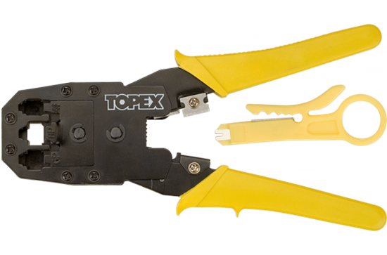 Picture of Topex Zaciskarka kocówek telefonicznych i komputerowych 4p.6p.8p (32D409)