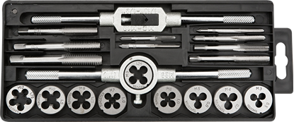 Picture of Topex Zestaw gwintowników i narzynek 20szt. (14A425)
