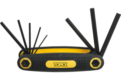 Picture of Topex Zestaw kluczy imbusowych hex wielofunkcyjne 1,5-6mm 8szt. (35D958)