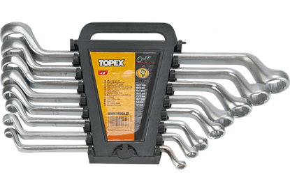 Picture of Topex Zestaw kluczy oczkowych odgitych 6-17mm 6szt. (35D855)