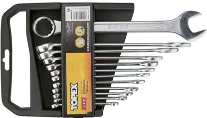 Picture of Topex Zestaw kluczy pasko-oczkowych 6-22mm 12szt. (35D375)