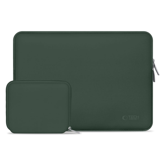 Picture of Torba Tech-Protect TECH-PROTECT NEOSLIM LAPTOP 13-14 MIDNIGHT GREEN