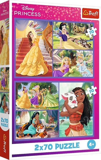 Picture of Trefl Puzzle Disney Bajkowe dni 2x70 elementów (34440)