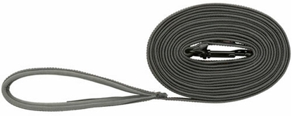 Изображение Trixie Fusion Tracking, smycz, dla psa, szara, tama parciana, MXL: 5 m/17 mm, gumowana