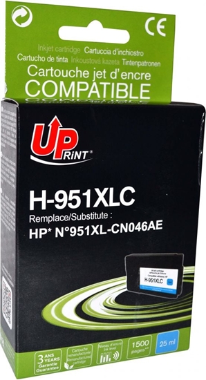 Изображение Tusz UPrint Tusz H-951XL-C / CN046AE (Cyan)