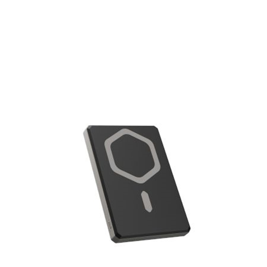 Picture of UAG Powerbank UAG Ultra Slim 5K 5000 mAh with stand 10W USB-C cable compatible with MagSafe - titanium