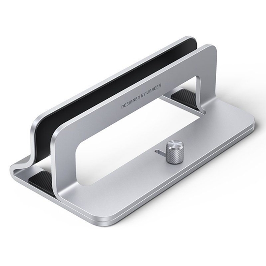 Picture of Ugreen Aluminum Vertical Stand Holder Stand for MacBook Laptop Tablet (20471 LP258) Silver