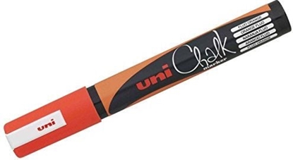 Изображение Uni Mitsubishi Pencil Marker kredowy Chalk PWE-5m pomaraczowy (TROD0360)