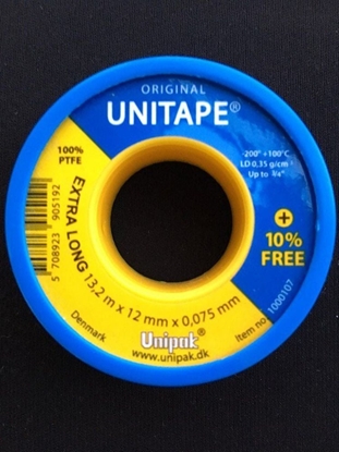 Изображение Unipak Tama teflonowa do instalacji wodnych 12mm x 13,2m (13118)