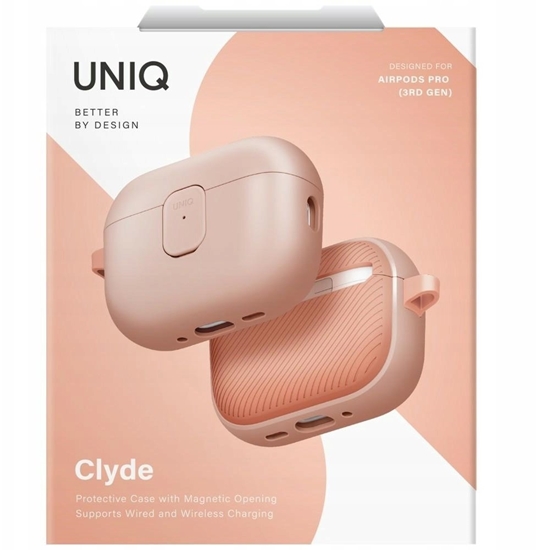 Изображение Uniq Clyde - etui do AirPods Pro 3 róowe