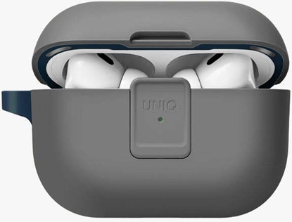 Изображение Uniq Etui Clyde Lock Case do Apple AirPods Pro 2 szaro-niebieski/morski niebieski