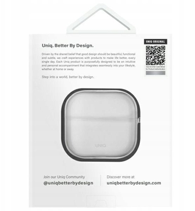 Изображение Uniq Etui Glase do Apple AirPods 4 transparent/glossy clear