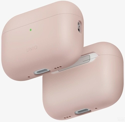 Picture of UNIQ Lino - etui silikonowe do AirPods Pro 3 róowe