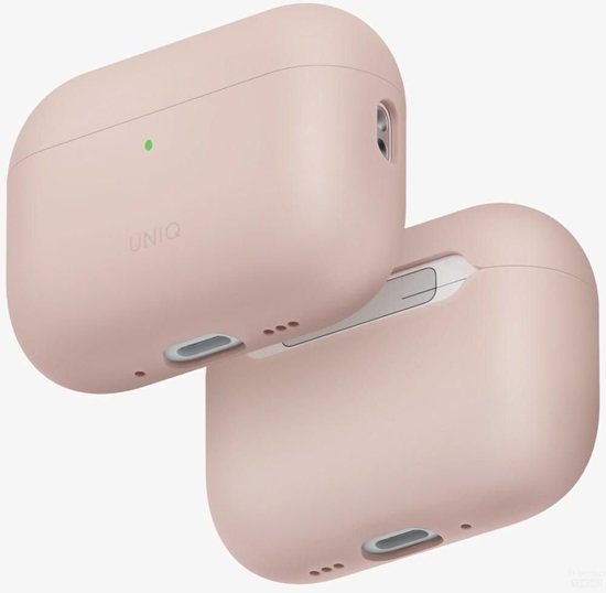 Picture of UNIQ Lino - etui silikonowe do AirPods Pro 3 róowe