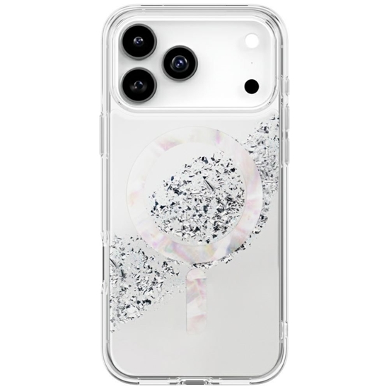 Picture of UNIQ Uniq Coehl Crystelle case for iPhone 17 Pro Max Magnetic Charging - silver