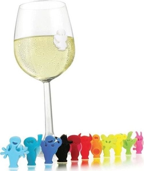 Picture of Vacu Vin znaczki na szklanki, kieliszki, imprezowe ludki uniwersalne