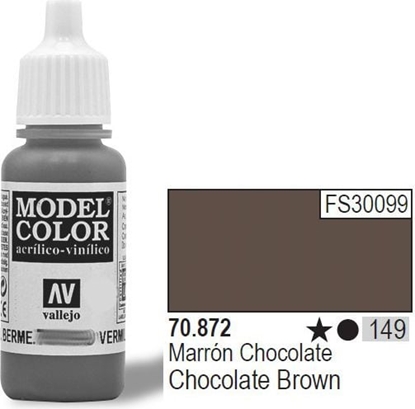 Attēls no Vallejo Farba Nr 149 Chocolate Brown - (70872)
