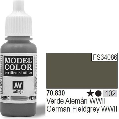 Attēls no Vallejo Farba Nr102 Fieldgrey 17ml