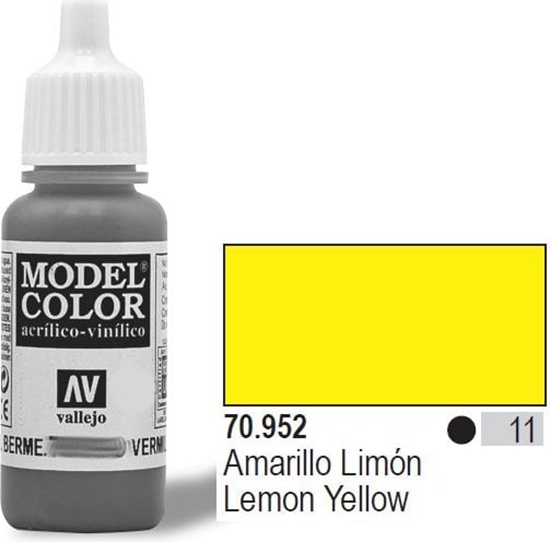 Picture of Vallejo Farba Nr11 Lemon Yellow 17ml - 70952
