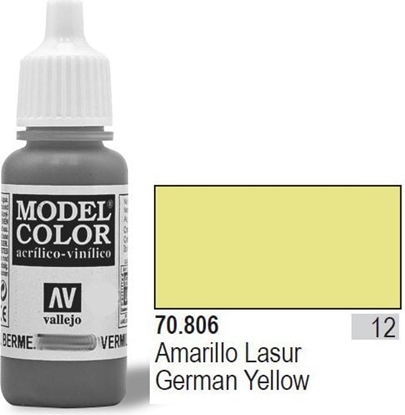 Attēls no Vallejo Farba Nr12 Lazur Yellow 17ml