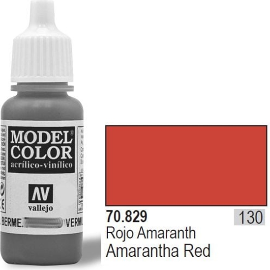 Picture of Vallejo Farba Nr130 Amaranth Red 17ml - 70829