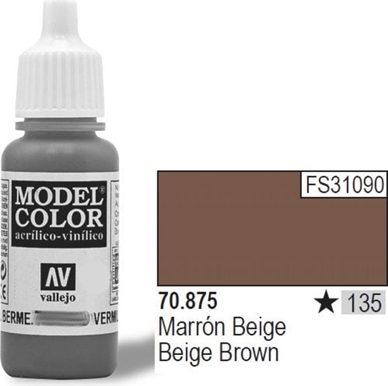 Picture of Vallejo Farba Nr135 Beige Brown 17ml (70875)