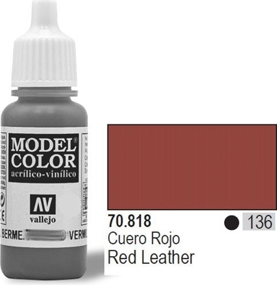 Attēls no Vallejo Farba Nr136 Red Leather 17ml 70818
