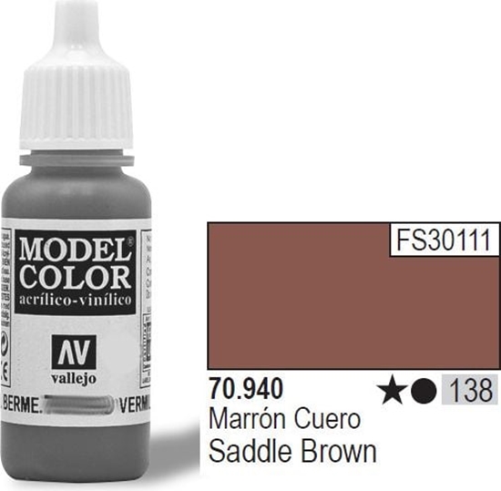 Picture of Vallejo Farba Nr138 Saddle Brown 17ml - 70940