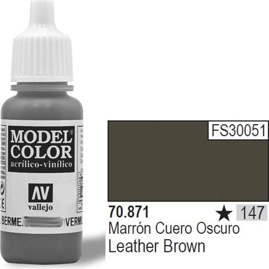Picture of Vallejo Farba Nr147 Leather Brown 17ml - 70871