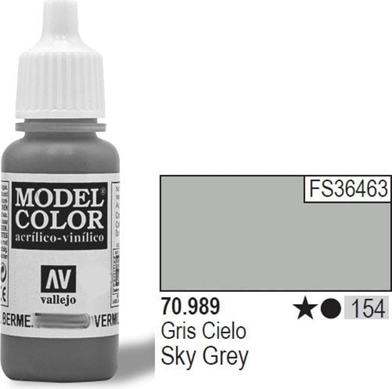Picture of Vallejo Farba Nr154 Sky Grey Matt 17ml - 70989