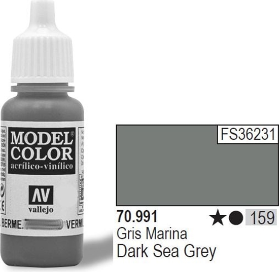 Picture of Vallejo Farba Nr159 Dark Sea Grey 17ml - 70991
