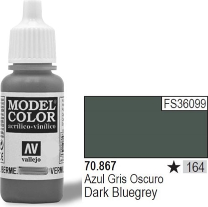 Attēls no Vallejo Farba Nr164 Dark Blue Grey 17ml - 70867