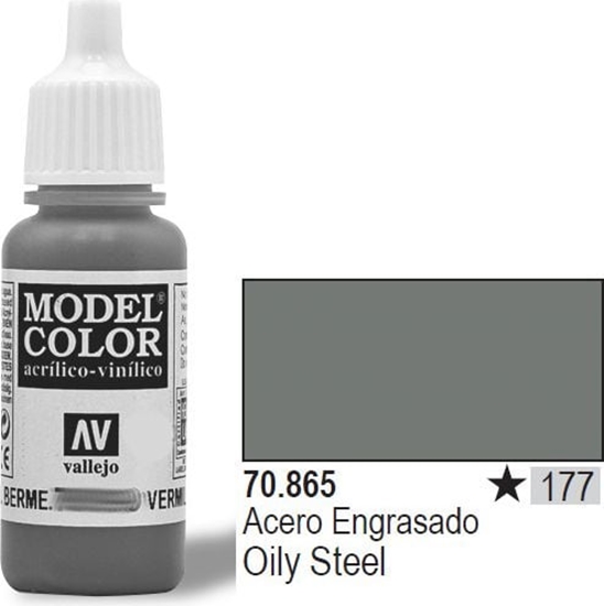 Picture of Vallejo Farba Nr177 Oily Steel 17ml - 70865