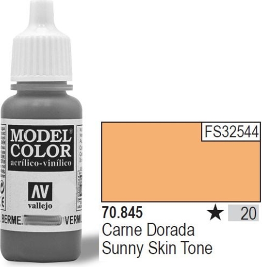 Picture of Vallejo Farba Nr20 Sunny Skin Tone 17ml - 70845