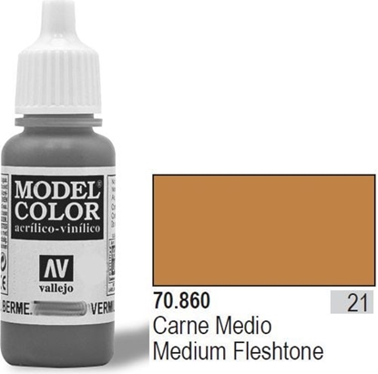 Attēls no Vallejo Farba Nr21 Medium Fleshtone 17ml - 70860