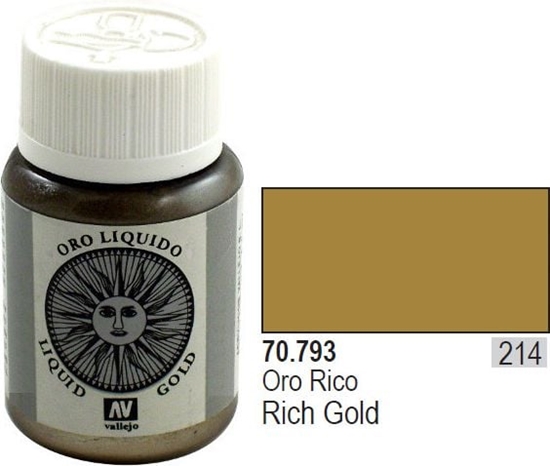 Picture of Vallejo Farba Nr214 Rich Gold 35ml - 70793