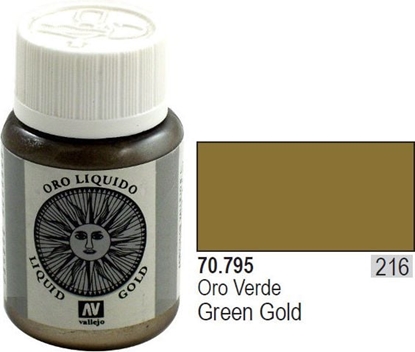 Attēls no Vallejo Farba Nr216 Green Gold 35ml - 70795