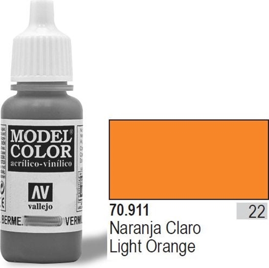 Picture of Vallejo Farba Nr22 Light Orange 17ml - 70911