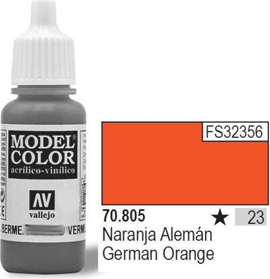 Picture of Vallejo Farba Nr23 German Orange 17ml - 70805