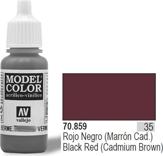 Picture of Vallejo Farba Nr35 Black Red Matt 17ml - 70859