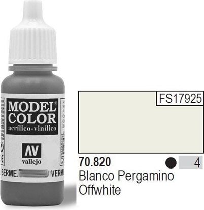 Attēls no Vallejo Farba Nr4 White Matt 17ml - 70820