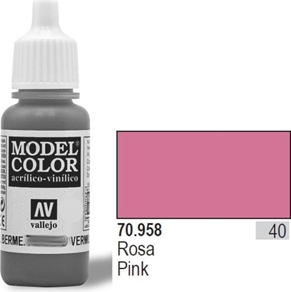 Attēls no Vallejo Farba Nr40 Pink Matt 17ml - 70958