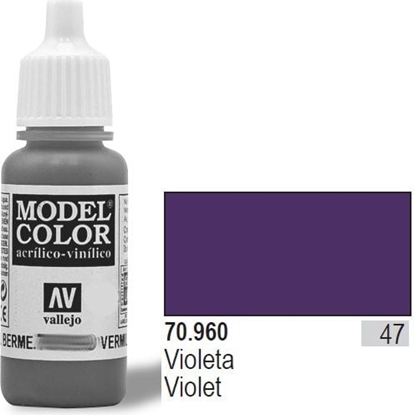 Attēls no Vallejo Farba Nr47 Violet Matt 17ml - 70960