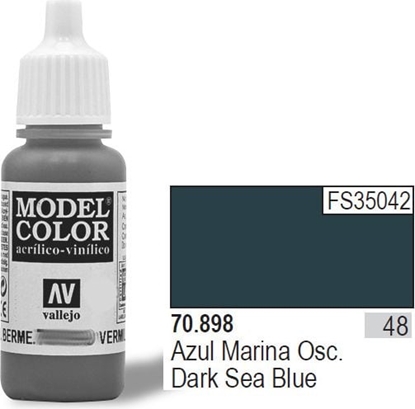 Attēls no Vallejo Farba Nr48 Dark Sea Blue 17ml - 70898